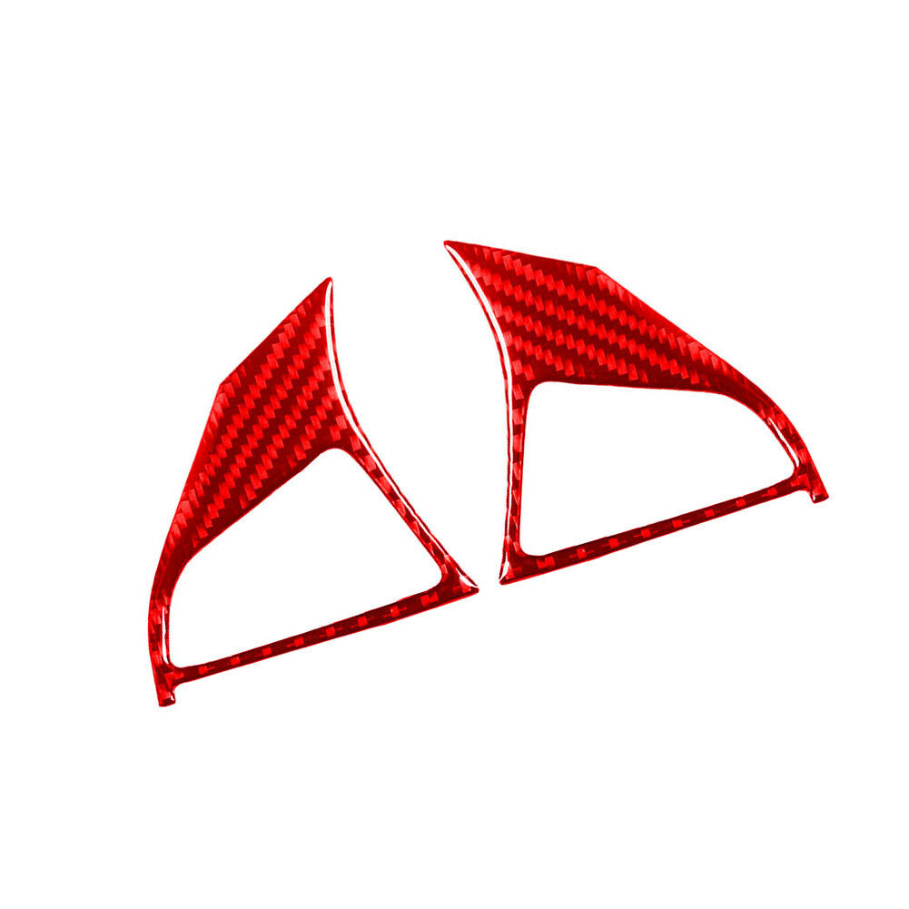 Red Carbon Fiber Fuel Tank Cap Decorative Cover Trim For Tundra 2014-2018 v