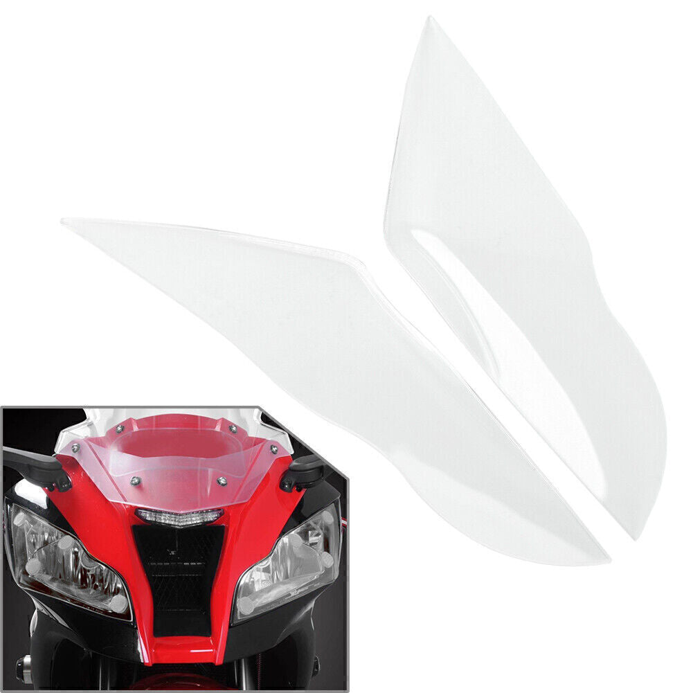 for Kawasaki ZX-10R 2011-15 Headlight Guard Shield Screen Lens Cover Transparent Q