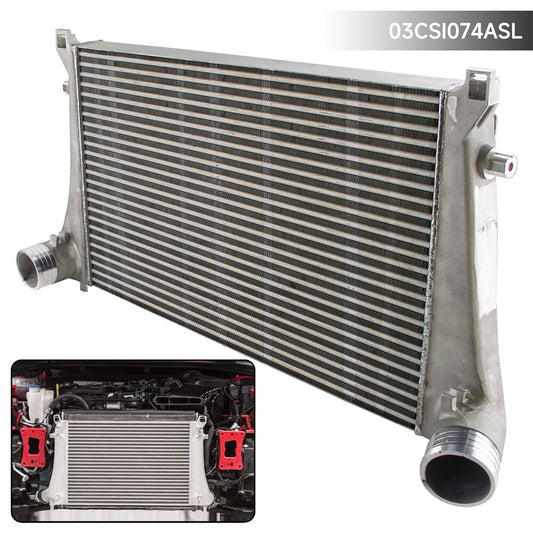 70MM Competition Intercooler for VW MK7 GTI for Golf R VAG 1.8T 2.0T 8V A3 S3 EA888