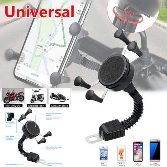 Motorcycle, scooter, phone holder, bicycle GPS navigation holder, anti-slip - n
