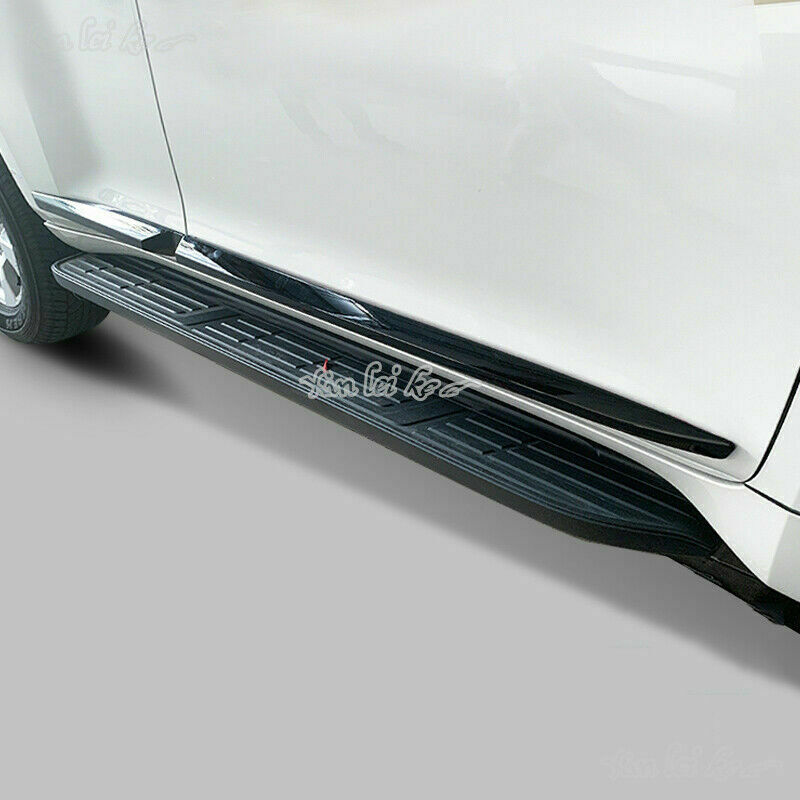 Piano Black Body Side Door Guard Moulding Trim for Toyota Prado FJ150 2018-2021