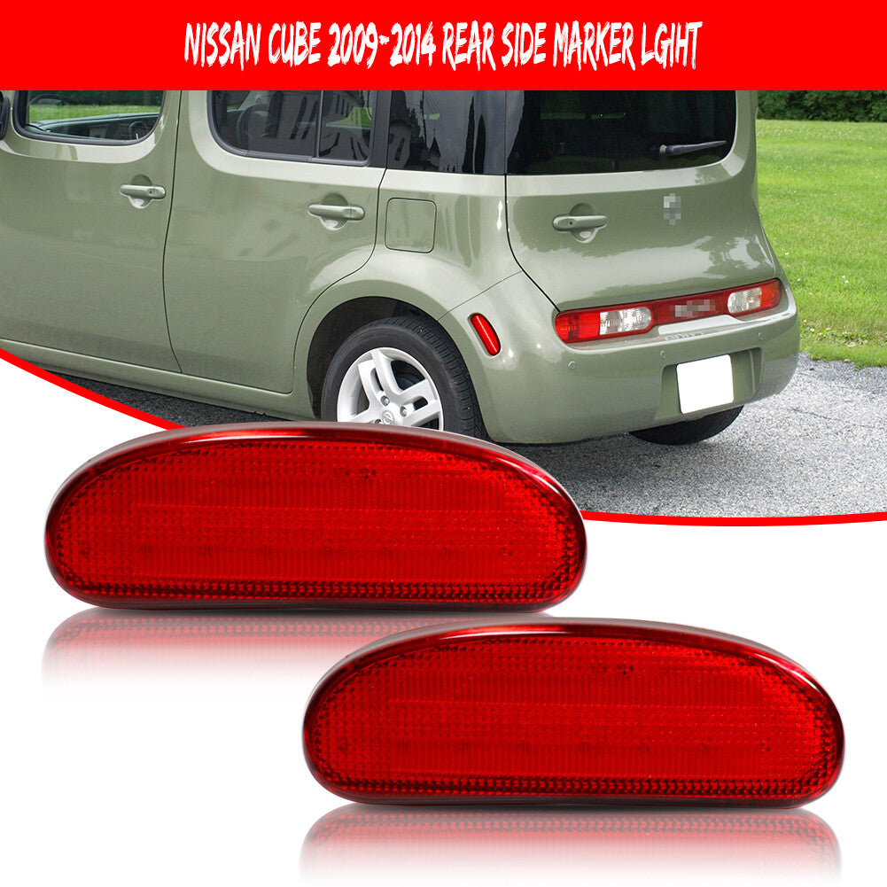 Red lens Reear Fender side marker light suitable for 2009-2014 for CUBE # 26190-1FCOA- v