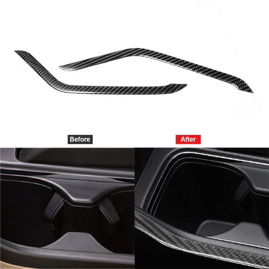 Red Carbon Fiber Center Dashboard Strip Cover Trim For Altima 2019-2022 v