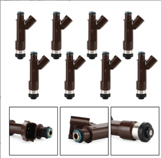 8PCS Fuel Injectors 23250-50080 for Toyota 4Runner for Land Cruiser Tundra Sequoia