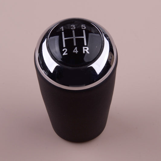 Leather 5 Speed Gear Shift Knob Shifter Lever Head Fit for Mazda 2 DE MK2 New Q