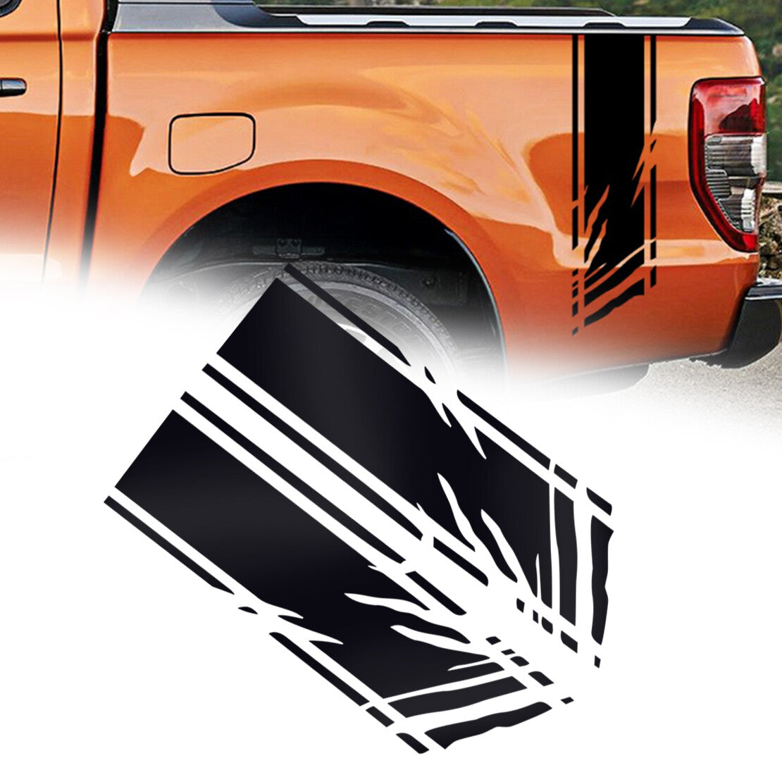 Universal Car Truck Side Door Fender Racing Stripe Decal Graphic Stickers new Q