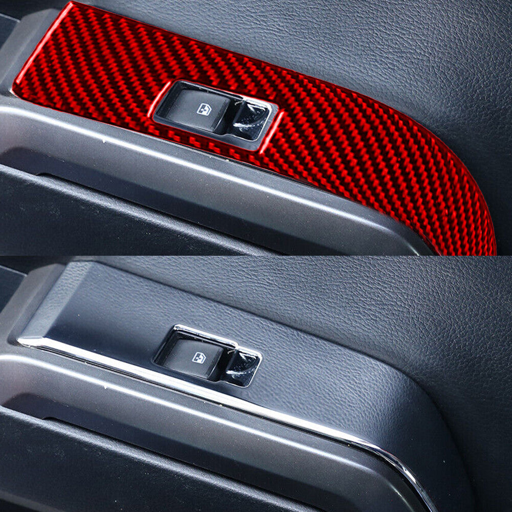 Carbon Fiber Front Reading Light Panel Cover Trim For Rogue 2014-2016 v