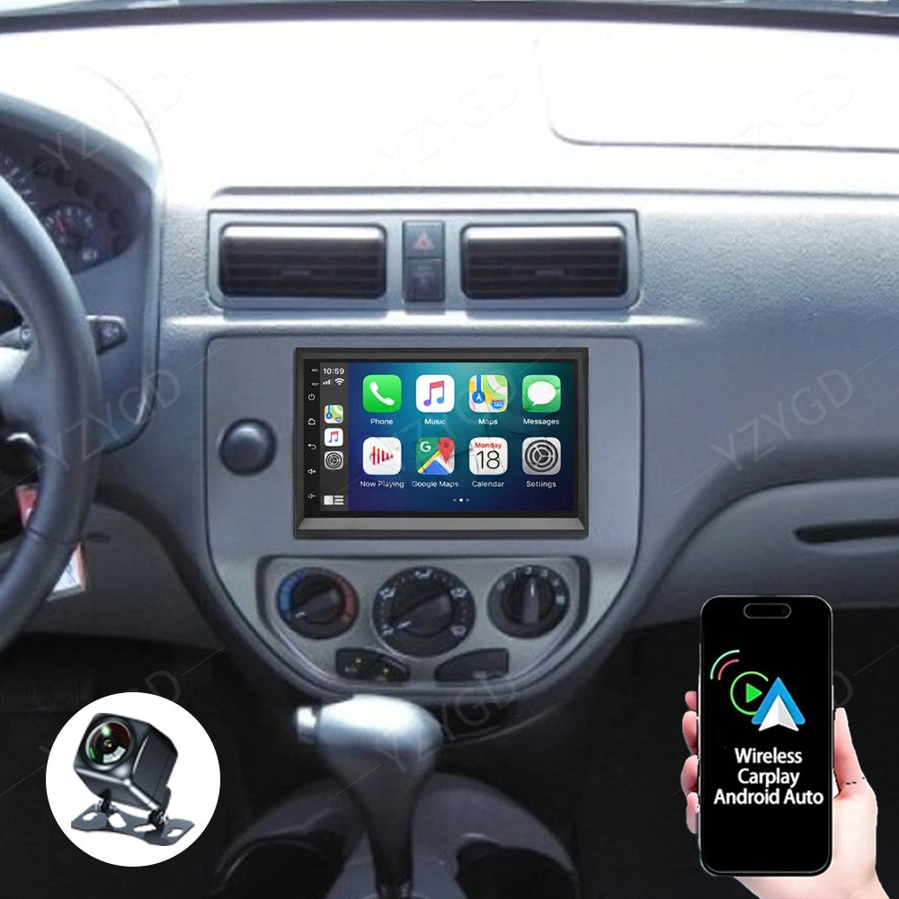 for Ford Focus 2005-2007 Stereo Android Auto Carplay Car Radio Screen GPS Navi