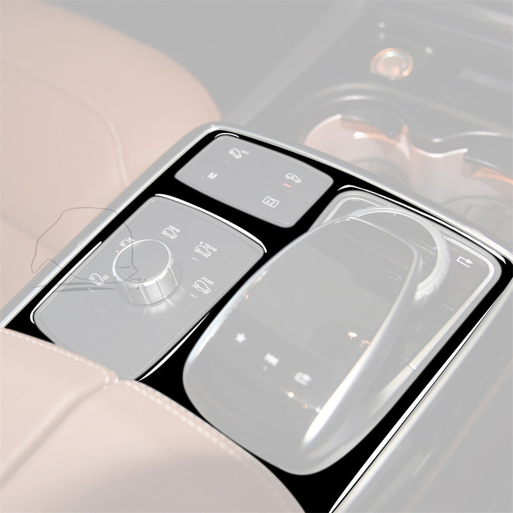 for Benz GLE GLS ML GL Class 2013-19 Gloss Black Gear Multimedia Panel Cover RHD
