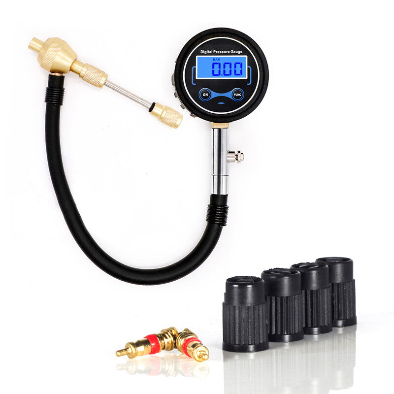 Professional Car Ven Digital Tire Pressure Gauge Meter Tire Air Inflator Tool v