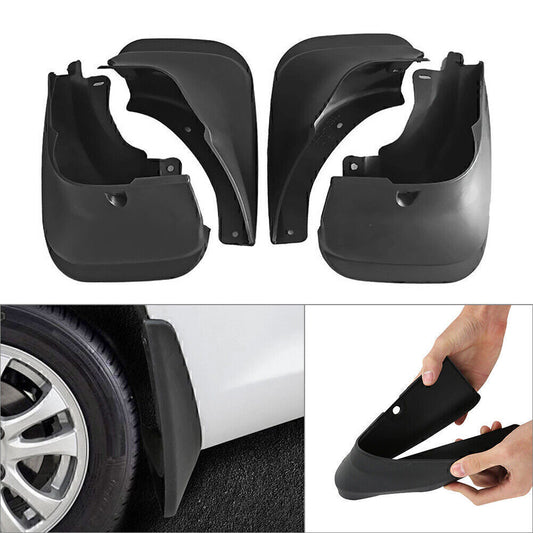 Set Black Splash Guards Front Rear Mud Flaps Fit 1993-1997 96 for Toyota for Corolla