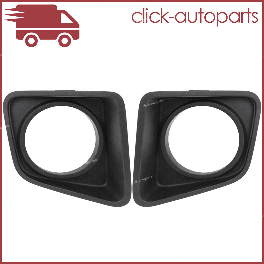 RHLH Fog Light Cover Cap Front Bumper Bezel Trim for Toyota Tundra 2014-2020