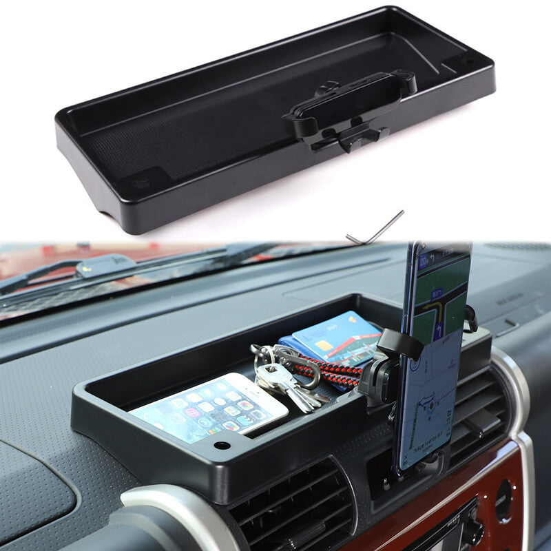 Car dashboard holder/phone holder with storage compartment suitable for FJ Cruiser 2007 - 2021 - n