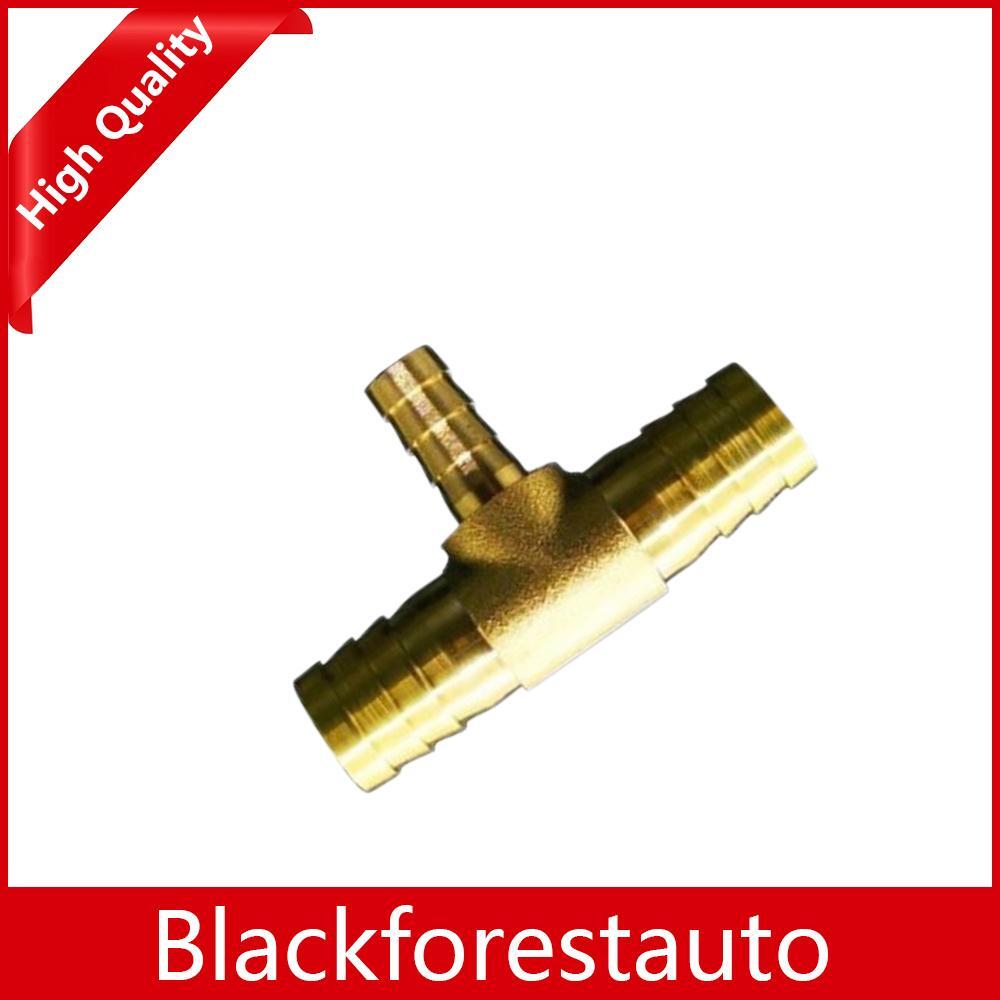 1xTee 3-Way Hose Barb Brass Fitting Fuel Connector 5/8 3/8 5/8 16mm-10mm-16mm Q