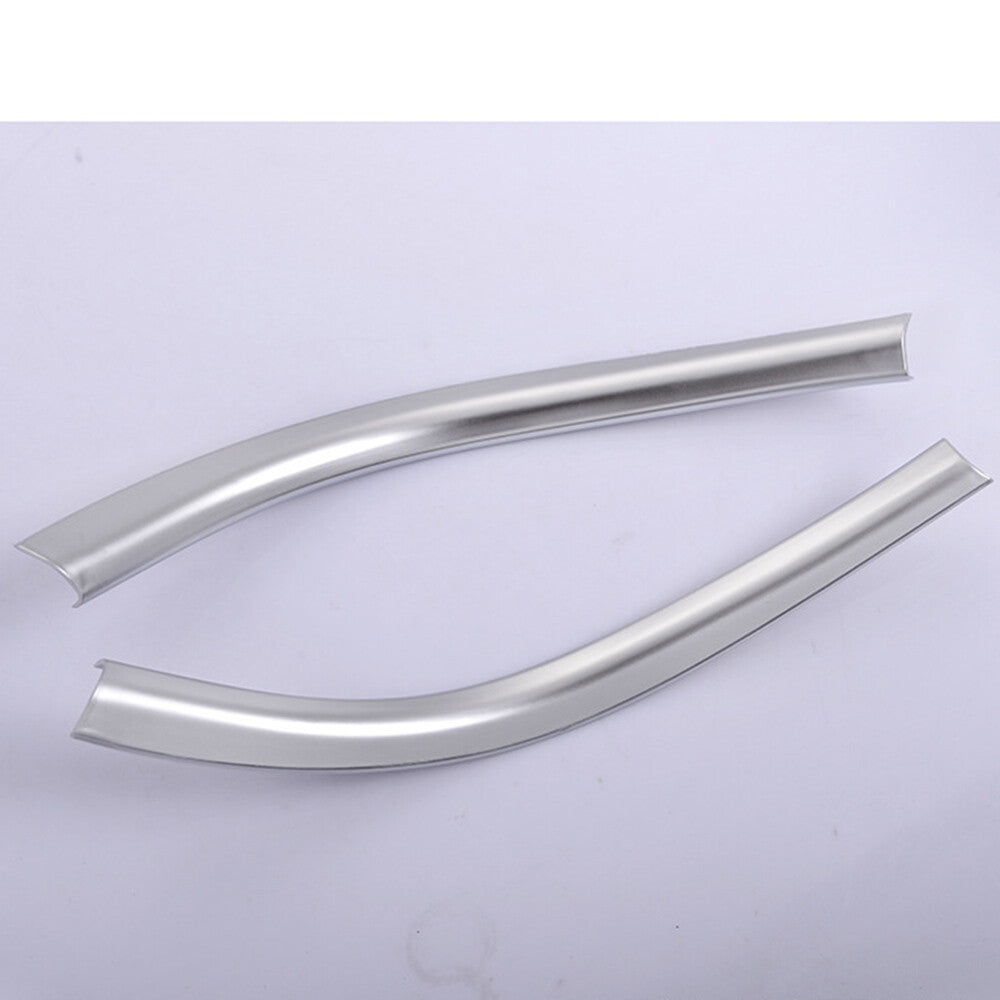 Silver ABS Gear Shift Side Strip Trim for Benz A GLA CLA Class W176 X156 2013-19