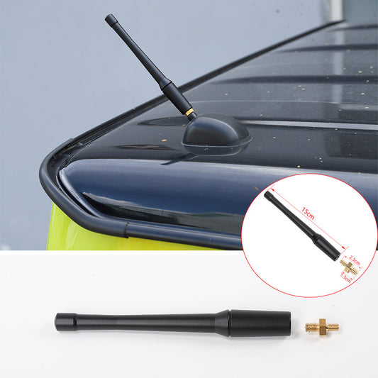 Black Antenna Mast Radio AM/FM Trim Kit for Suzuki for Jimny 2019-23 Car Accessories