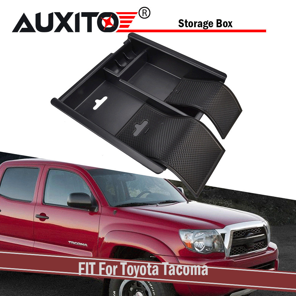 Storage Box Center Console Storage Armrest Tray for TACOMA 2016 - 2019- v
