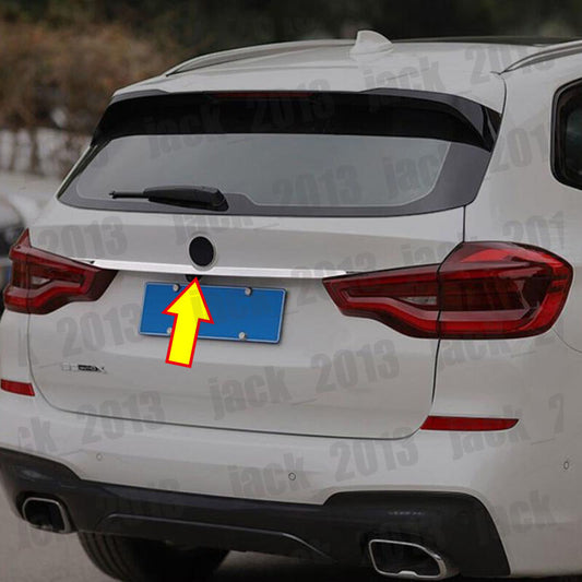 steel Moulding Tail Trunk Lid Cover Trim for BMW X3 G01 2018-2023 Accessories