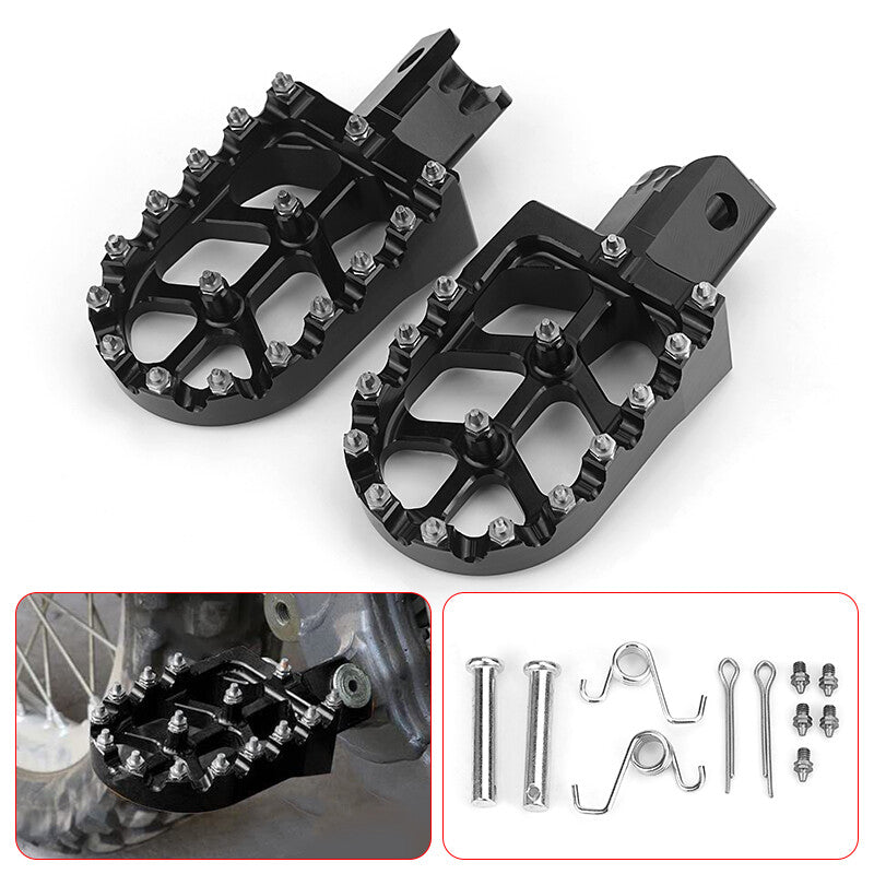 2x Motorcycle Footpegs Foot Pegs Rests Fit CRF50 XR70 CRF110 SSR SDG KAYO Xmotor