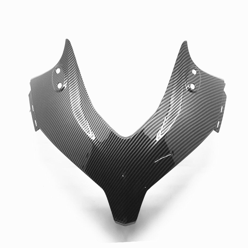 UPPER FRONT NOSE HEADLIGHT FAIRING COWL for HONDA 2013-2015 CBR500R Carbon Fiber