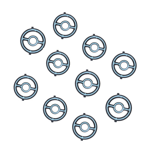10pcs Oil Cooler Adapter Gasket Fits for Mazda 3 5 Speed 6 CX-7 CX-9 2.0L 2.3L 2.5L Q