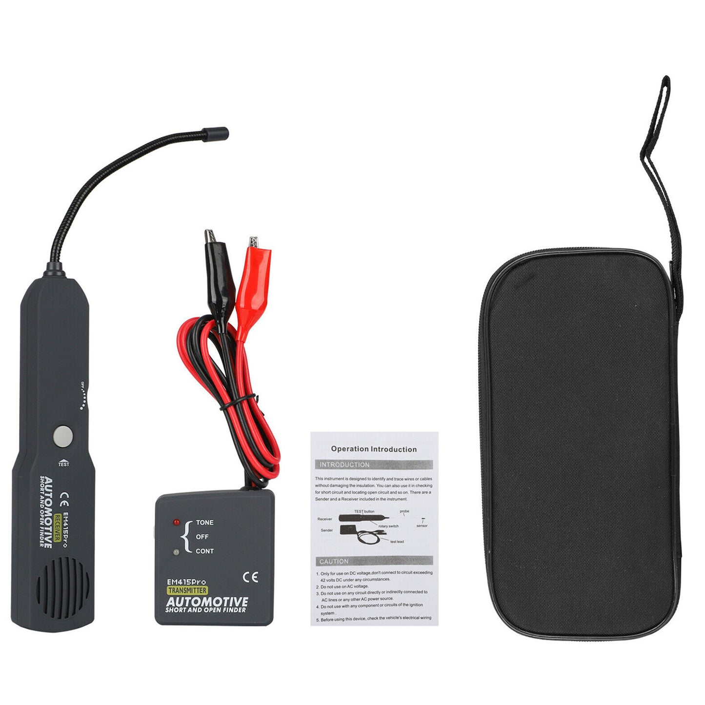 Automotive Short and Open Finder Circuit Tester DC 6-42V Car Wire Tracker Tool C