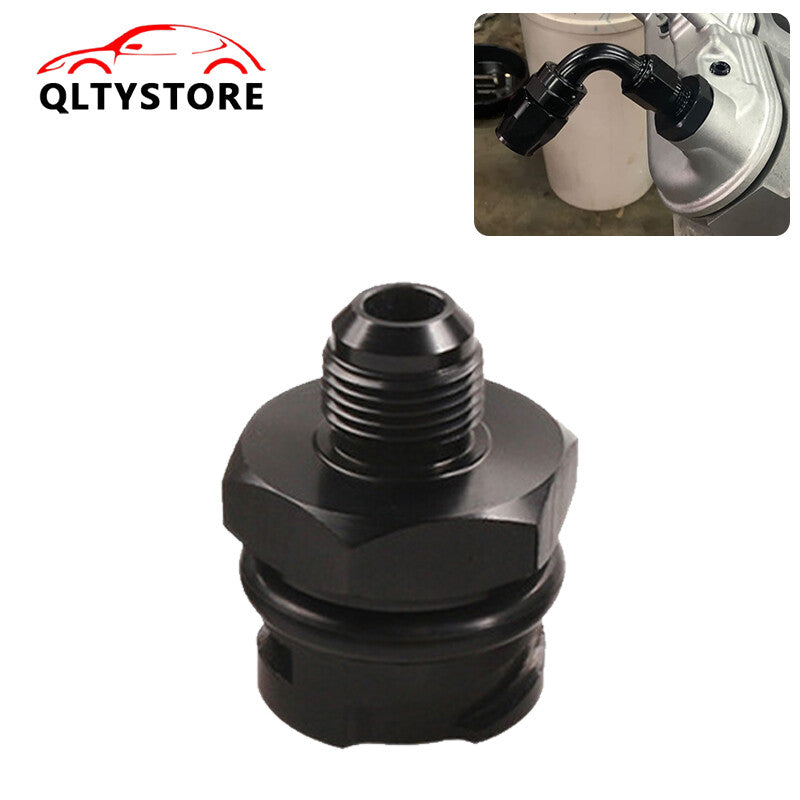 Black blank valve cover/oil cap suitable for LSX LS1/LS6/LS2/LS3/LS7 with 8AN AN8 accessories Q
