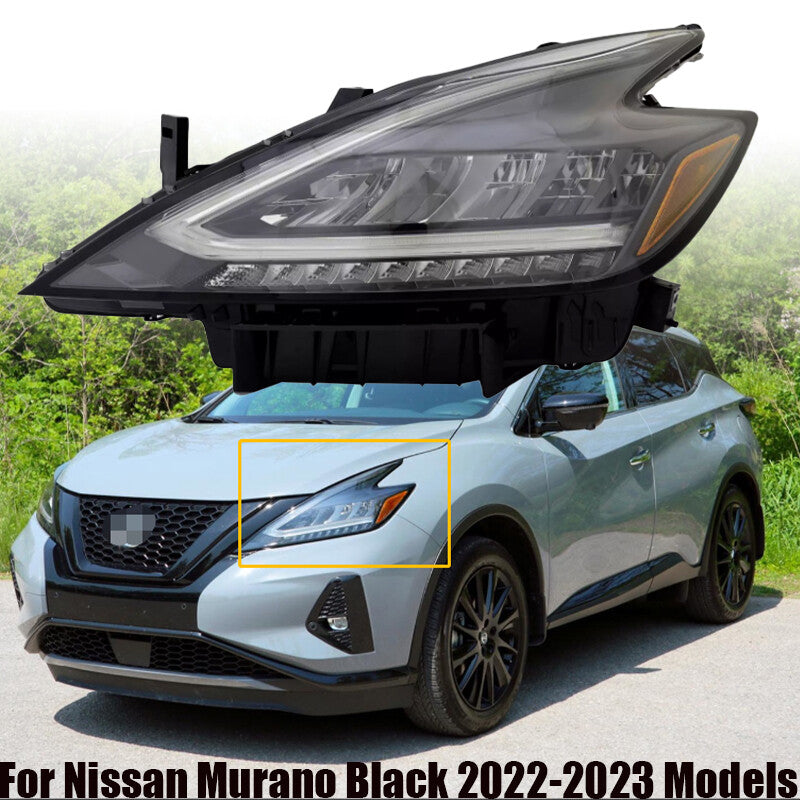 For Murano Black 2022-2023 Models Left Driver Side LED Headlight n