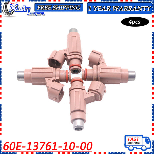 60E-13761-10-00 Fuel Injector for Yamaha VX Sport AR230 FX140 FX Cruiser SX210 4- v