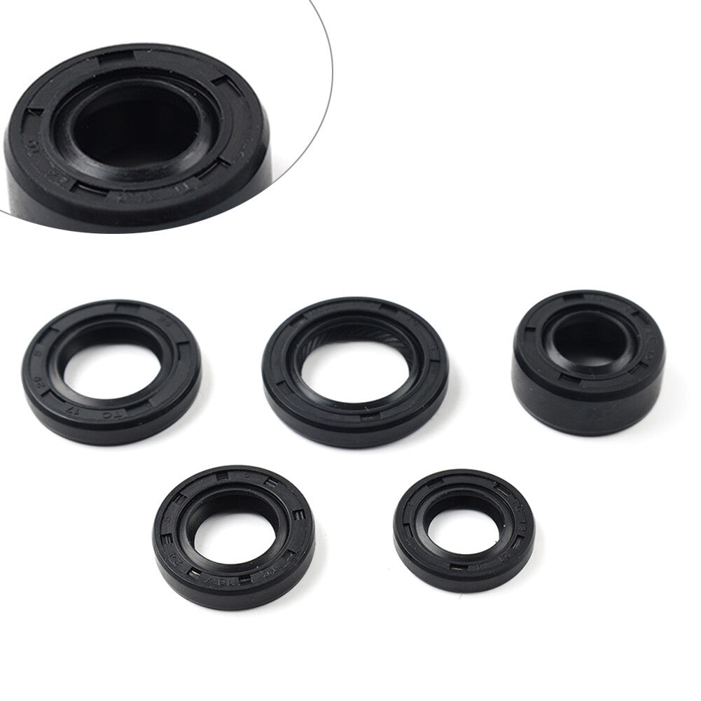 Engine Oil Seal Kit 5Pcs for Honda TRX70 TRX90 S65 ATC70 C70 CL70 CRF50 Z50 Q