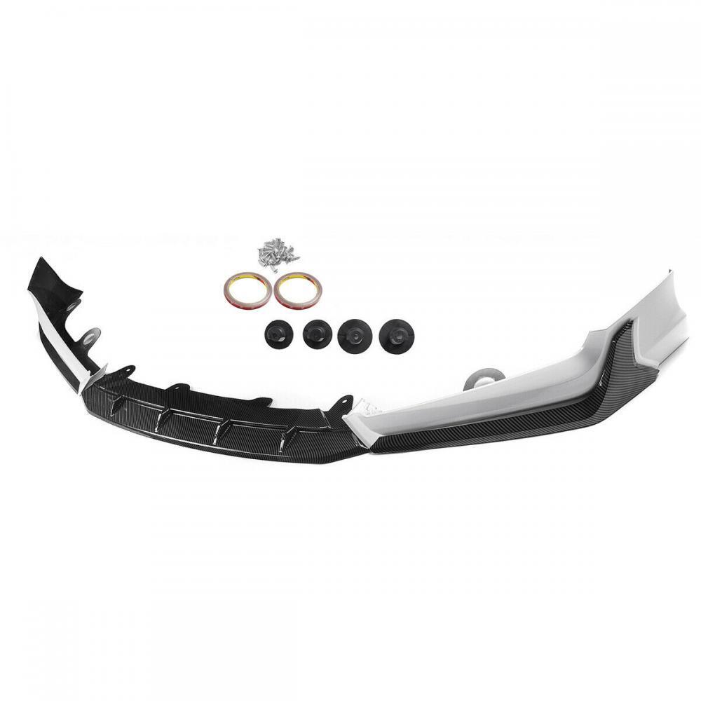 For 2018-2020 for Honda Accord ACR Painted White Pearl Front Bumper Lip Splitter Kit