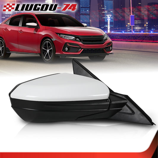 Fits for Honda for Civic Coupe Sedan 16 - 21 Right Passenger Side Mirror Assembly - v