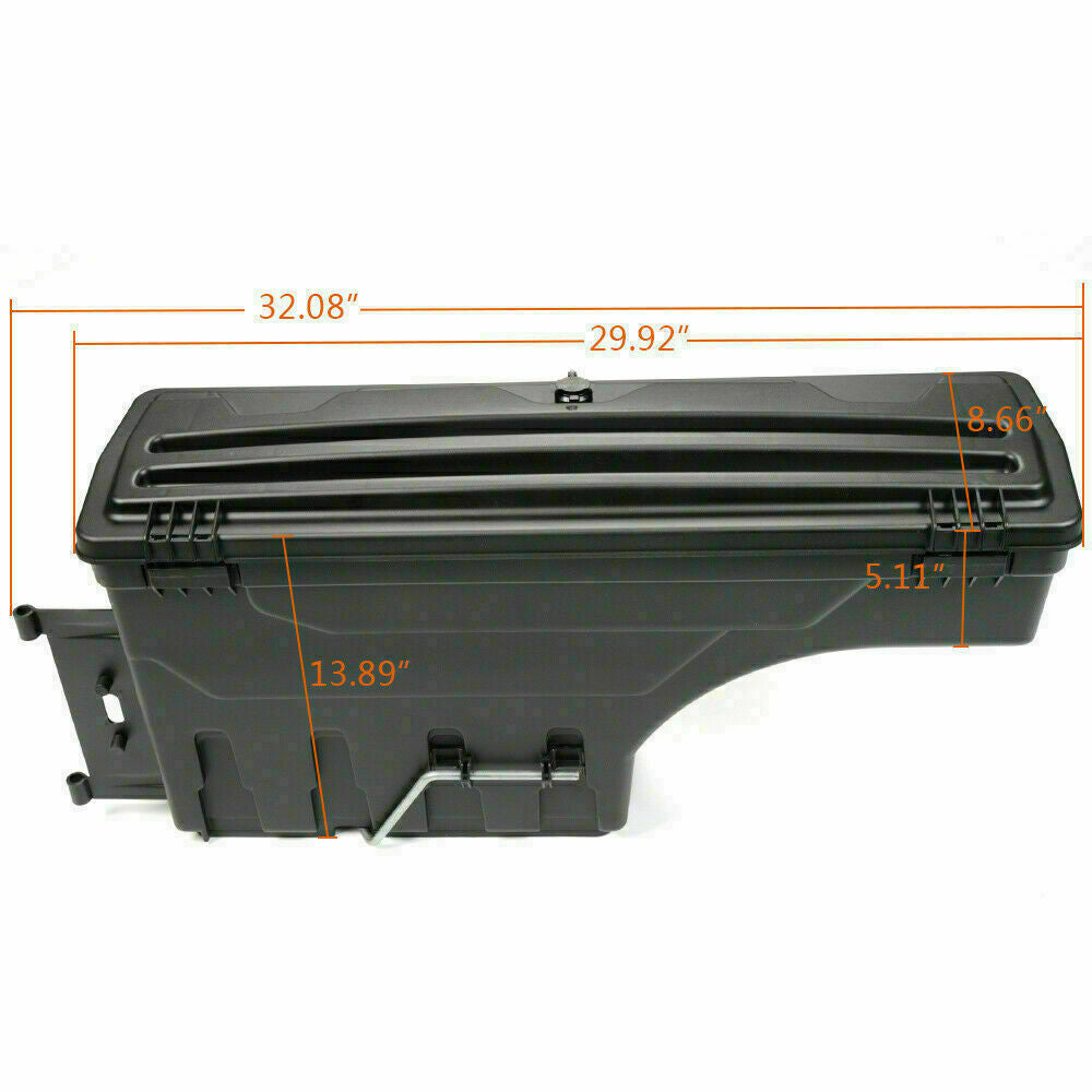 Passenger side card lathe storage box toolbox suitable for 02-18 for Dodge for Ram 1500-3500 U