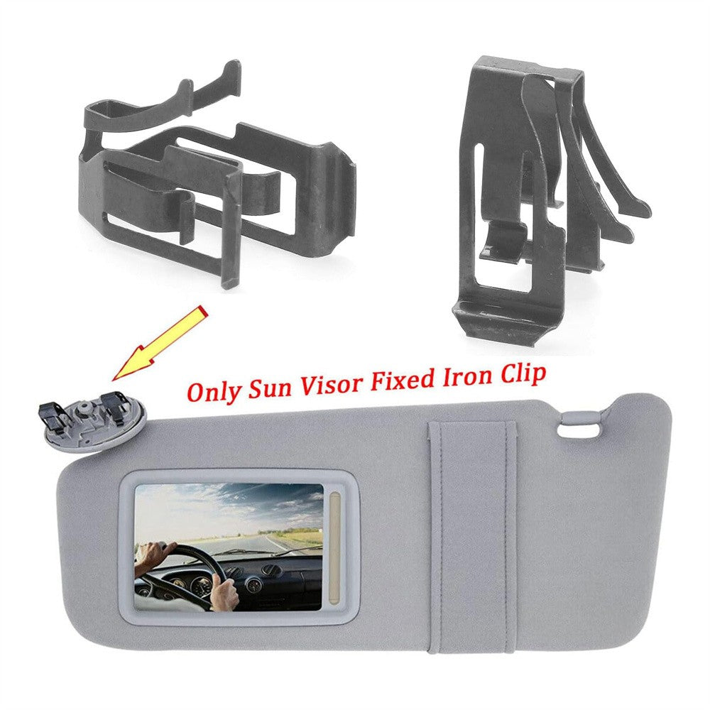 Car Sun Visor Buckle Fixed Iron Clip Kit Replacement for Toyota Crown for Camry RAV4 Q