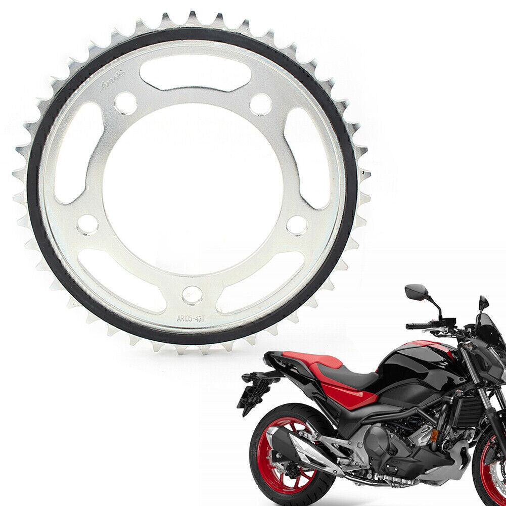 Engine Chain Drive Rear Sprocket 43T AR105-43T for HONDA NC700 2012-2015 Motor Q