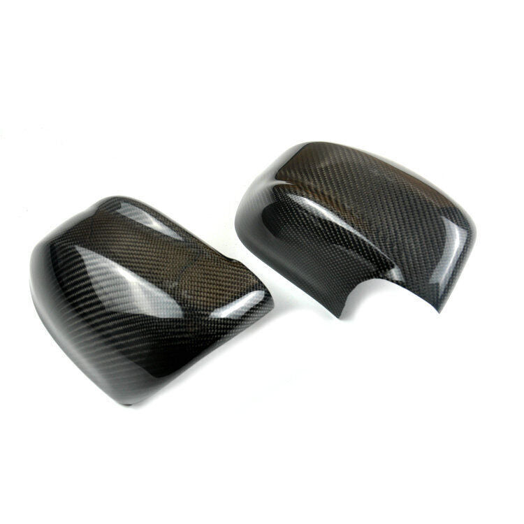 2PCS Side Rearview Mirror Cover Add on Carbon Fiber for Nissan GTR R35 2008-2016