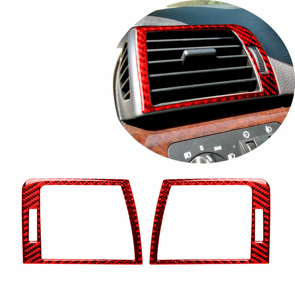 Carbon fiber side air socket frame sticker decoration for BMW 3 Series E46 1998-05