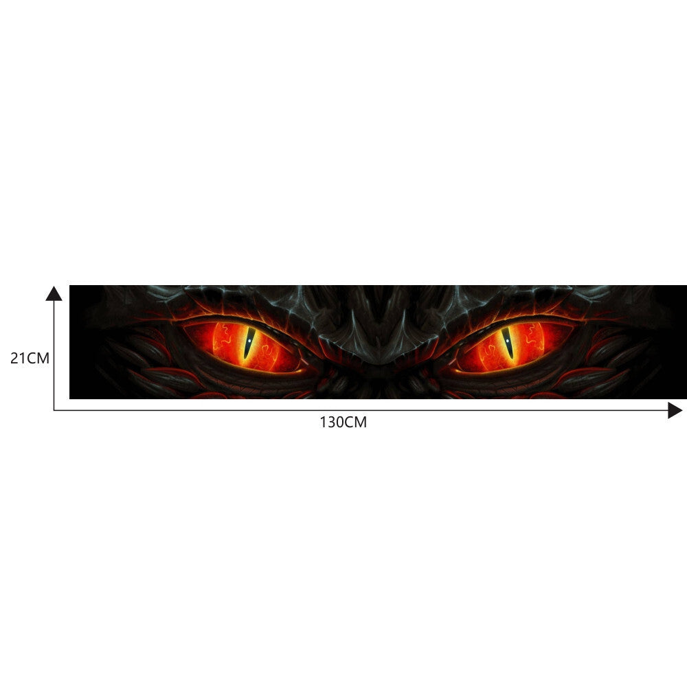 Car Front Windshield Sunshade Decal Window Dragon Eye Graphic Sticker Waterproof