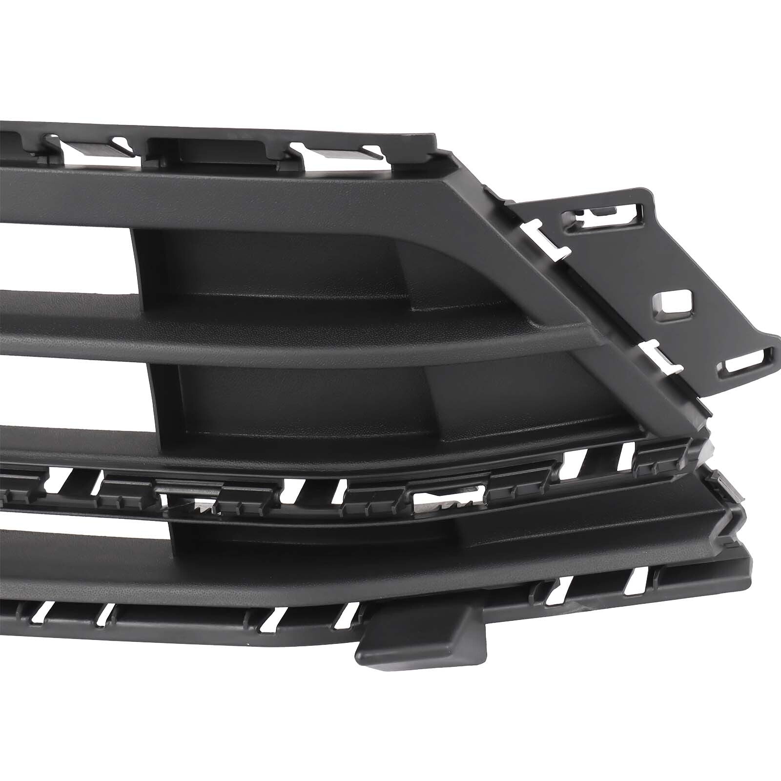 for Jetta 2015 - 2018 Front lower grille set with fog lights and frame 7 pcs - v