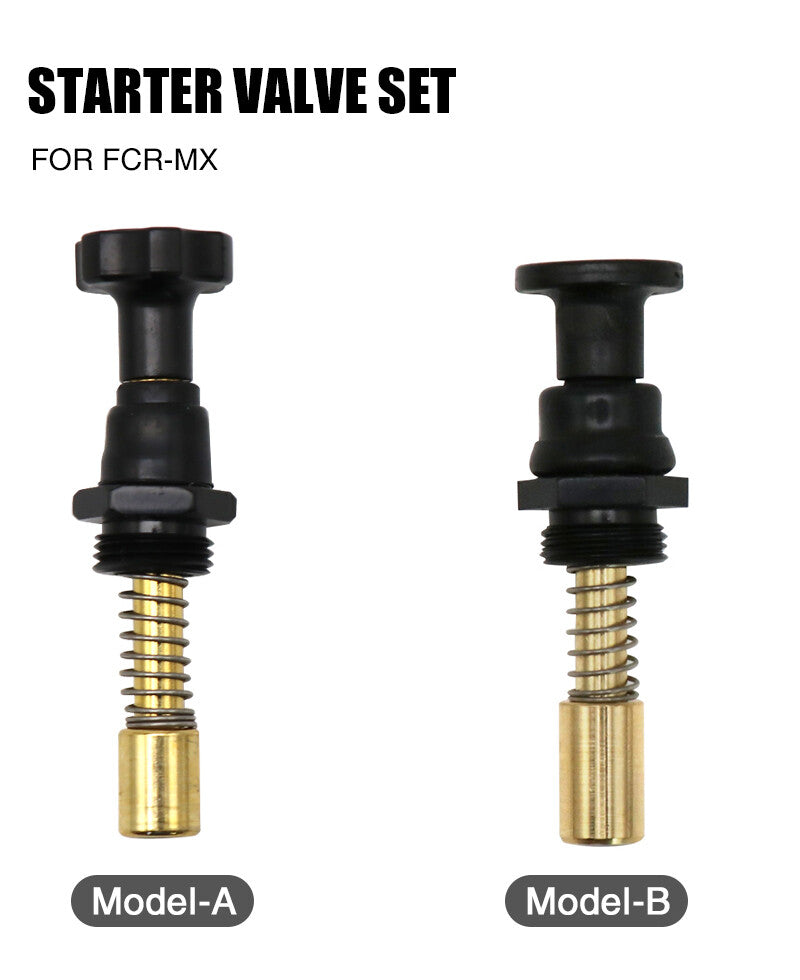 1X FCR MX Carburetors Cold Start Valve Flat Slide Carburetor 28/31/35/37/39/41mm Q