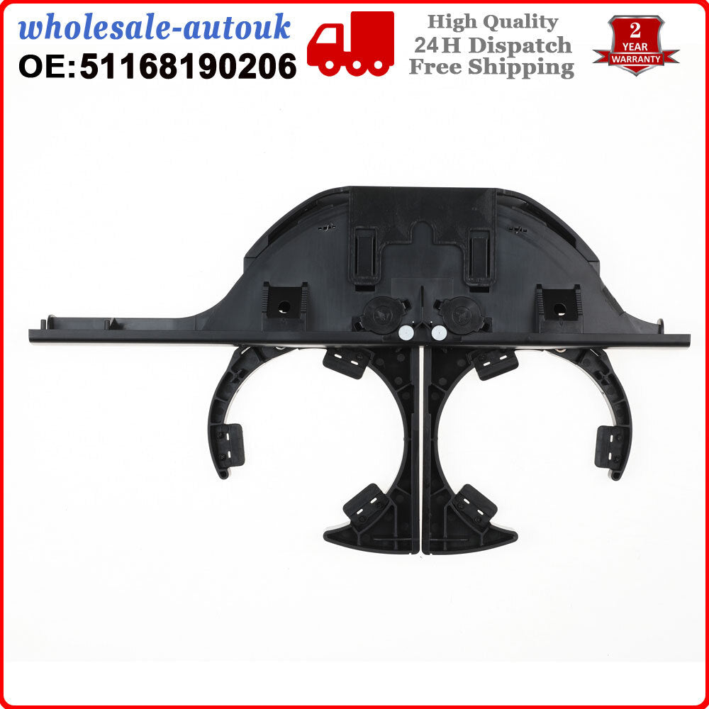 for BMW E39 5 Series 1995-2004 (RHD) Black Front Center Console Drink Cup Holde Q