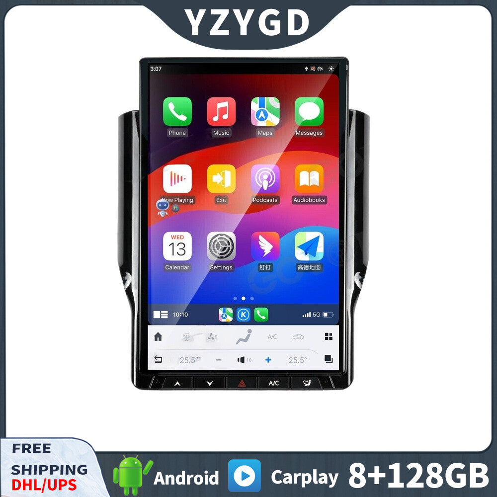 for Dodge for Ram 1500 2500 3500 2019+ Android 14.4 Stereo Car Radio CarPlay Screen