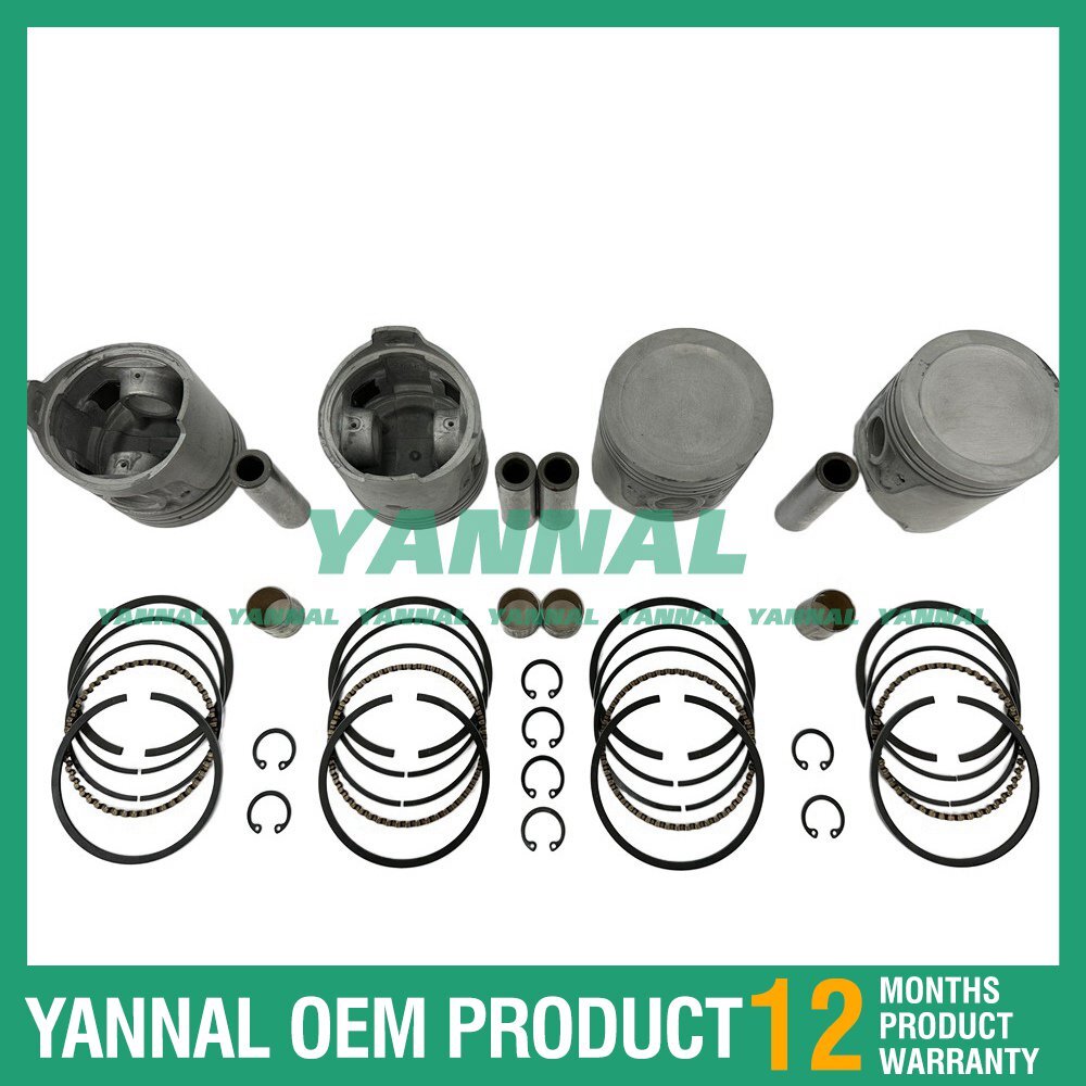 4-piece overhaul kit with washers for Nissan H20 TT TCM FG 25 N 5 T forklift engines