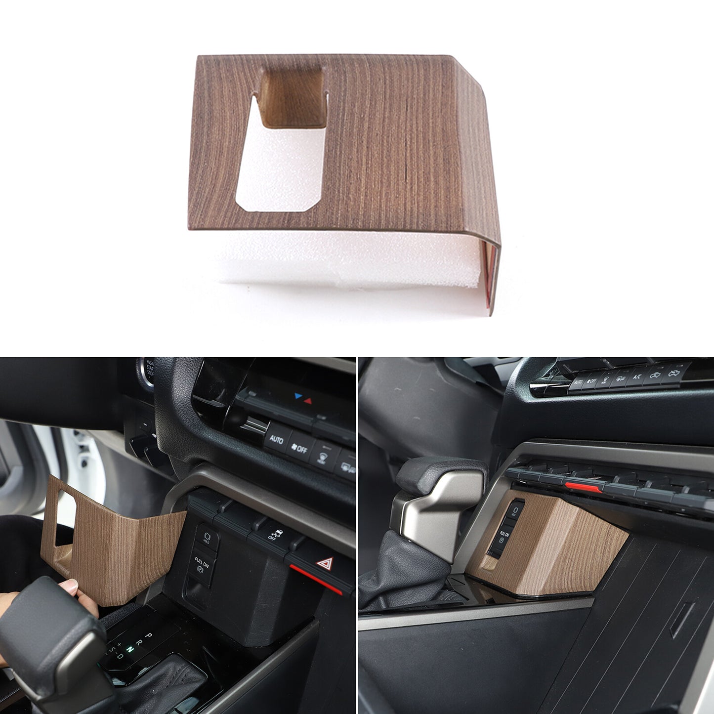 4-Pack Gloss Black Exterior Door Handle Cover Trim for Tundr@ 2022-2023 - v
