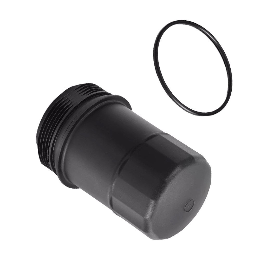 Fit For W204 W205 W218 W166 E43 E450 AMG Oil Filter Cover Cap With O-Ring Black Q