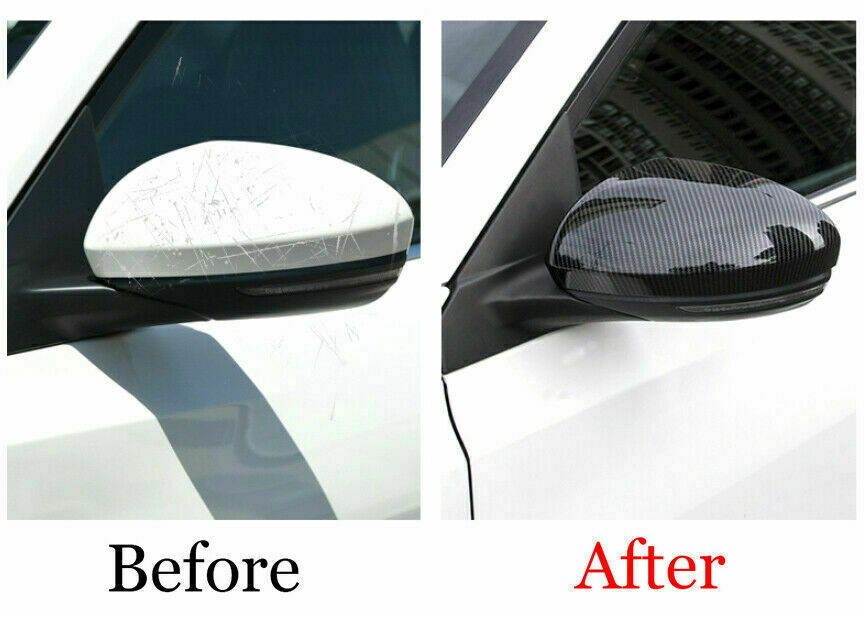 for Nissan Sentra 2020-2022 ABS Carbon Fiber Side RearView Mirror Cap Cover Trim