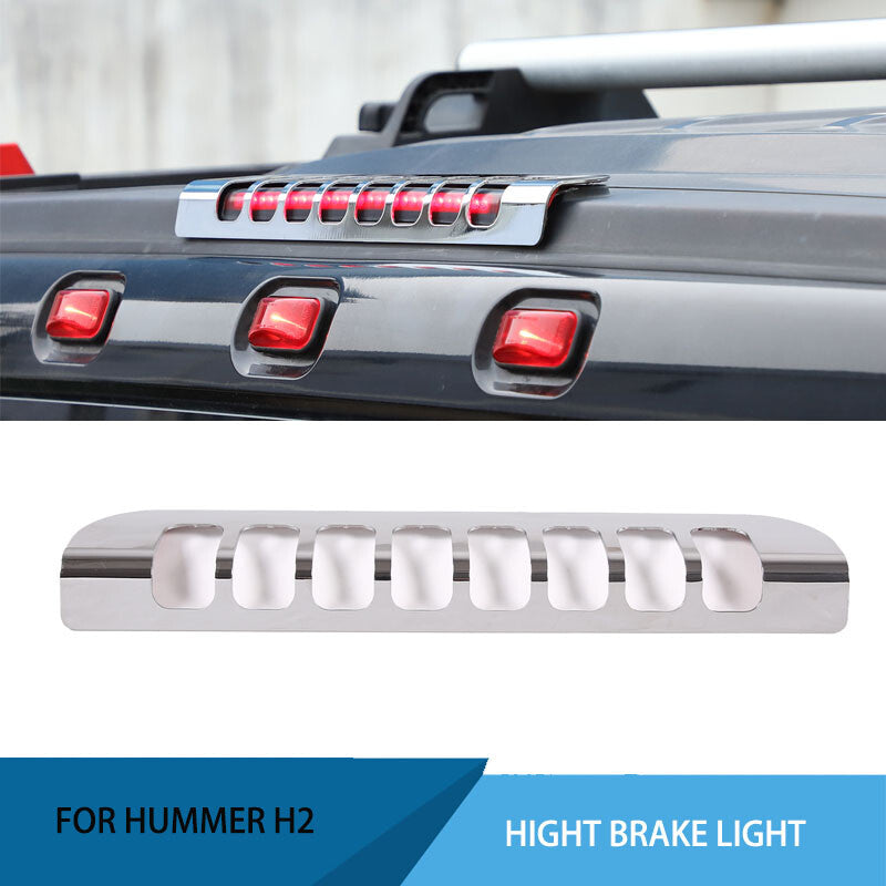 for 2003 - 2009 for Hummer H2 License Plate Bazel Background Cover Accent Trim 3 Pieces - v