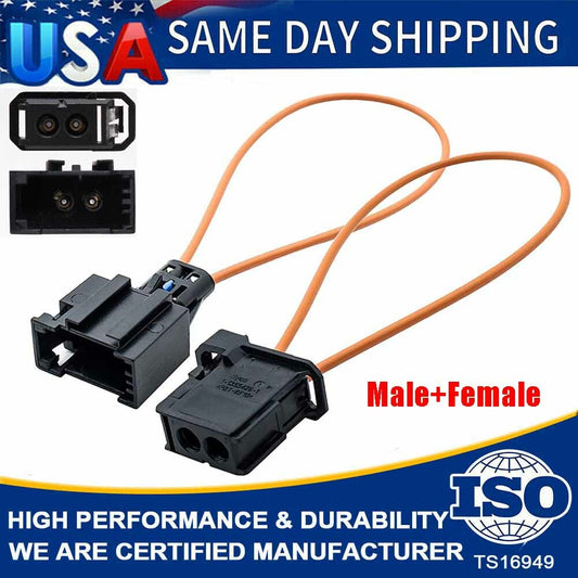 MOST fiber optic loop bypass MALE  FEMALE kit adapter for BENZ for PORSCHE for BMW