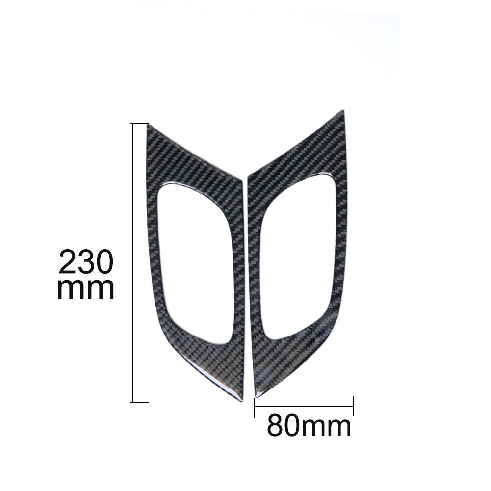 Suitable for Kia K5 2021-2023 carbon fiber inner steering wheel frame cover decoration- v