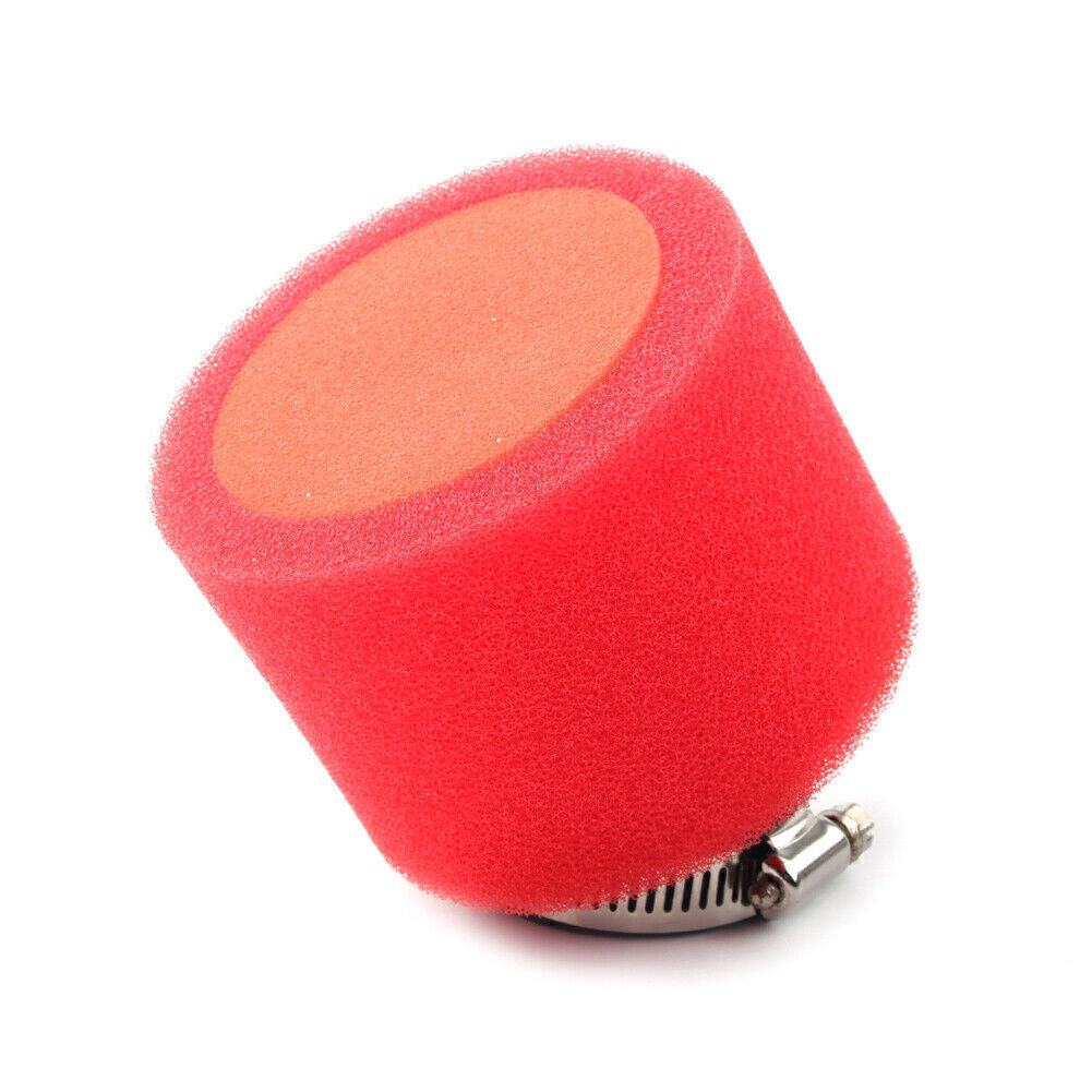 For ATV Quad Go Kart CRF XR 50 70 Pit Dirt Bikes Red 42MM Angled Air Filter Q